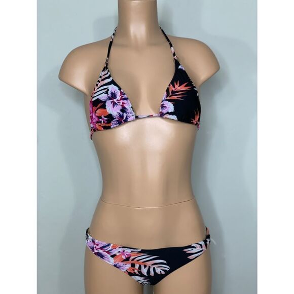 New. Volcom palm leaf string bikini - Picture 2 of 6